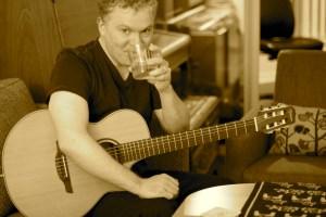 Jamie Bonk with Takamine P3FCN