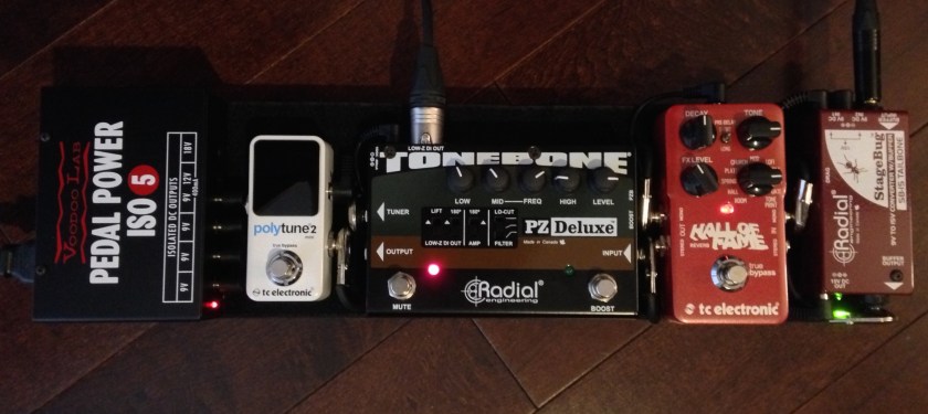 Jamie Bonk - Acoustic Pedalboard - 2016